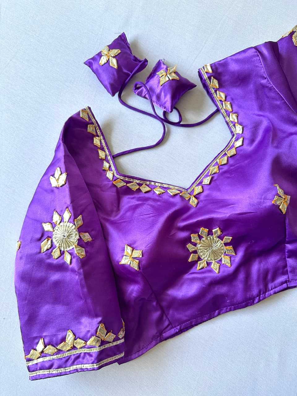 Ynf Satin KESH437 003 Readymade Blouses Wholesale Blouse Party Wear Blouse Fashion Blouse Manufacturer- Kapda Export