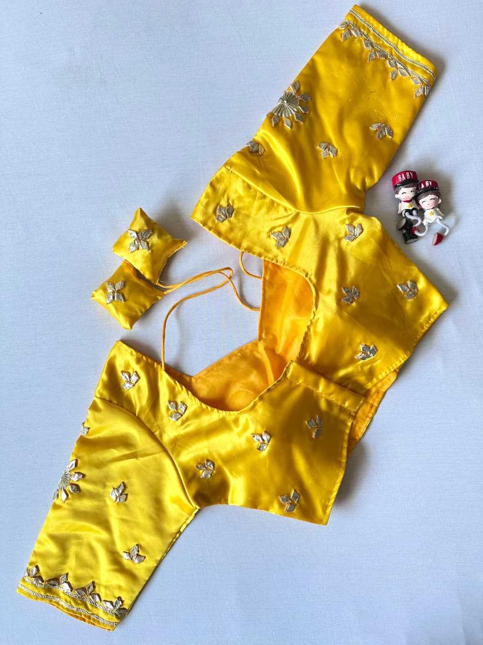 Ynf Satin KESH437 003 Readymade Blouses Wholesale Blouse Party Wear Blouse Fashion Blouse Manufacturer- Kapda Export