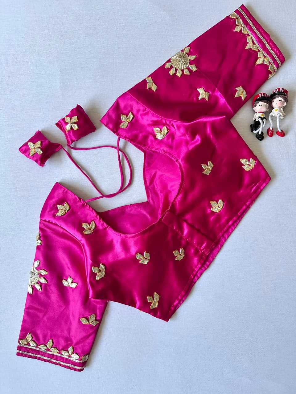 Ynf Satin KESH437 003 Readymade Blouses Wholesale Blouse Party Wear Blouse Fashion Blouse Manufacturer- Kapda Export