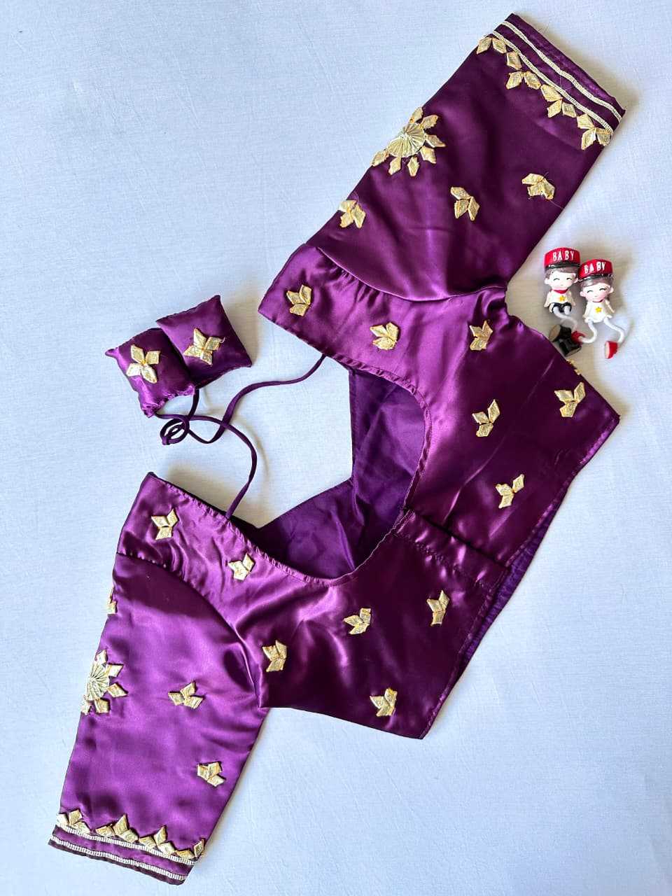 Ynf Satin KESH437 003 Readymade Blouses Wholesale Blouse Party Wear Blouse Fashion Blouse Manufacturer- Kapda Export