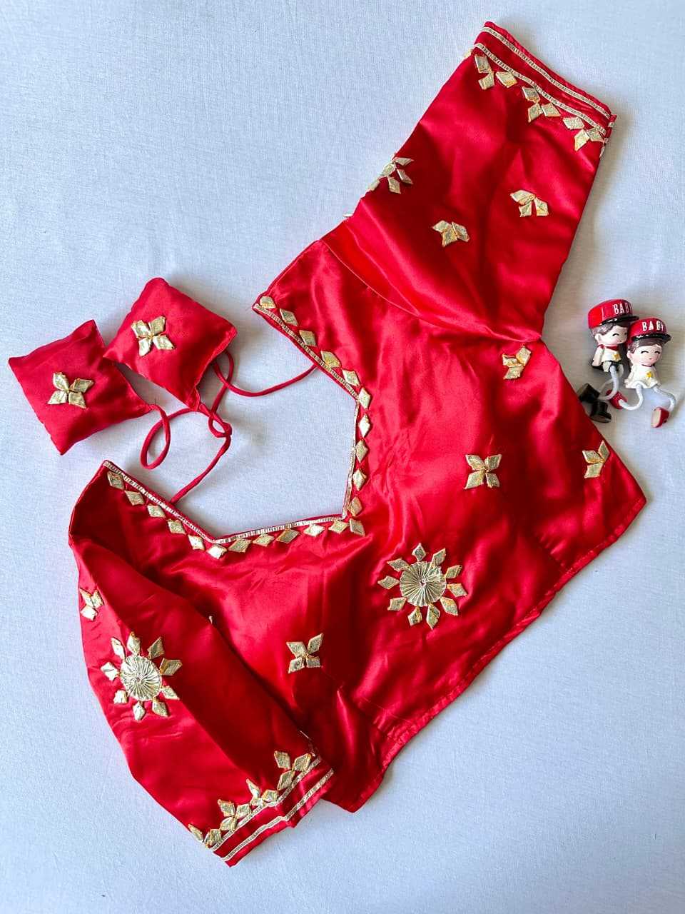 Ynf Satin KESH437 003 Readymade Blouses Wholesale Blouse Party Wear Blouse Fashion Blouse Manufacturer- Kapda Export