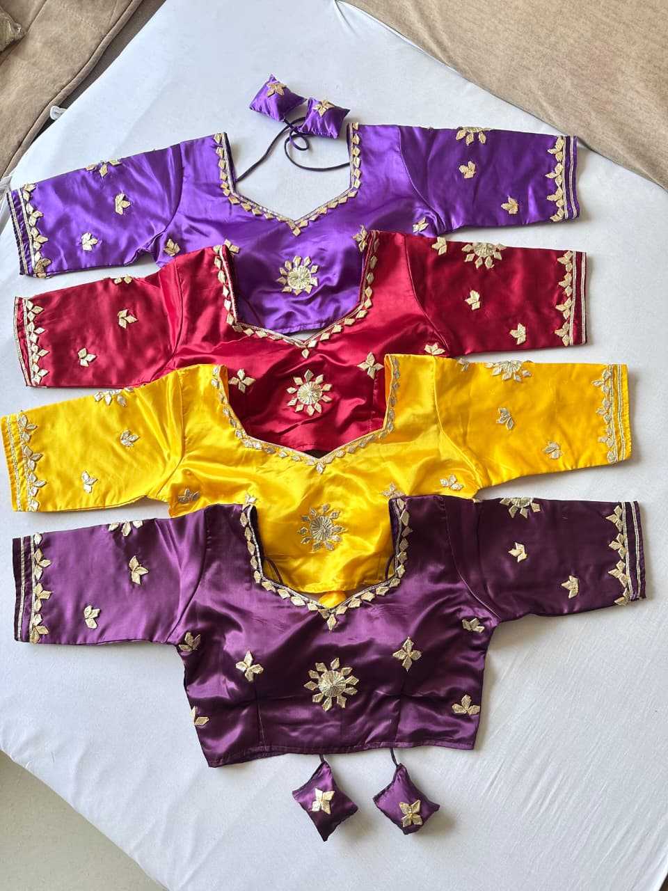 Ynf Satin KESH437 003 Readymade Blouses Wholesale Blouse Party Wear Blouse Fashion Blouse Manufacturer- Kapda Export