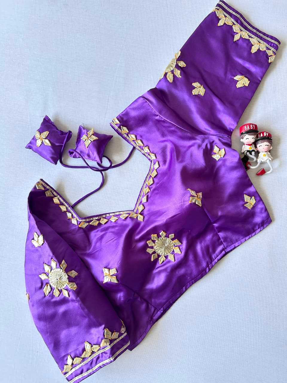 Ynf Satin KESH437 003 Readymade Blouses Wholesale Blouse Party Wear Blouse Fashion Blouse Manufacturer- Kapda Export