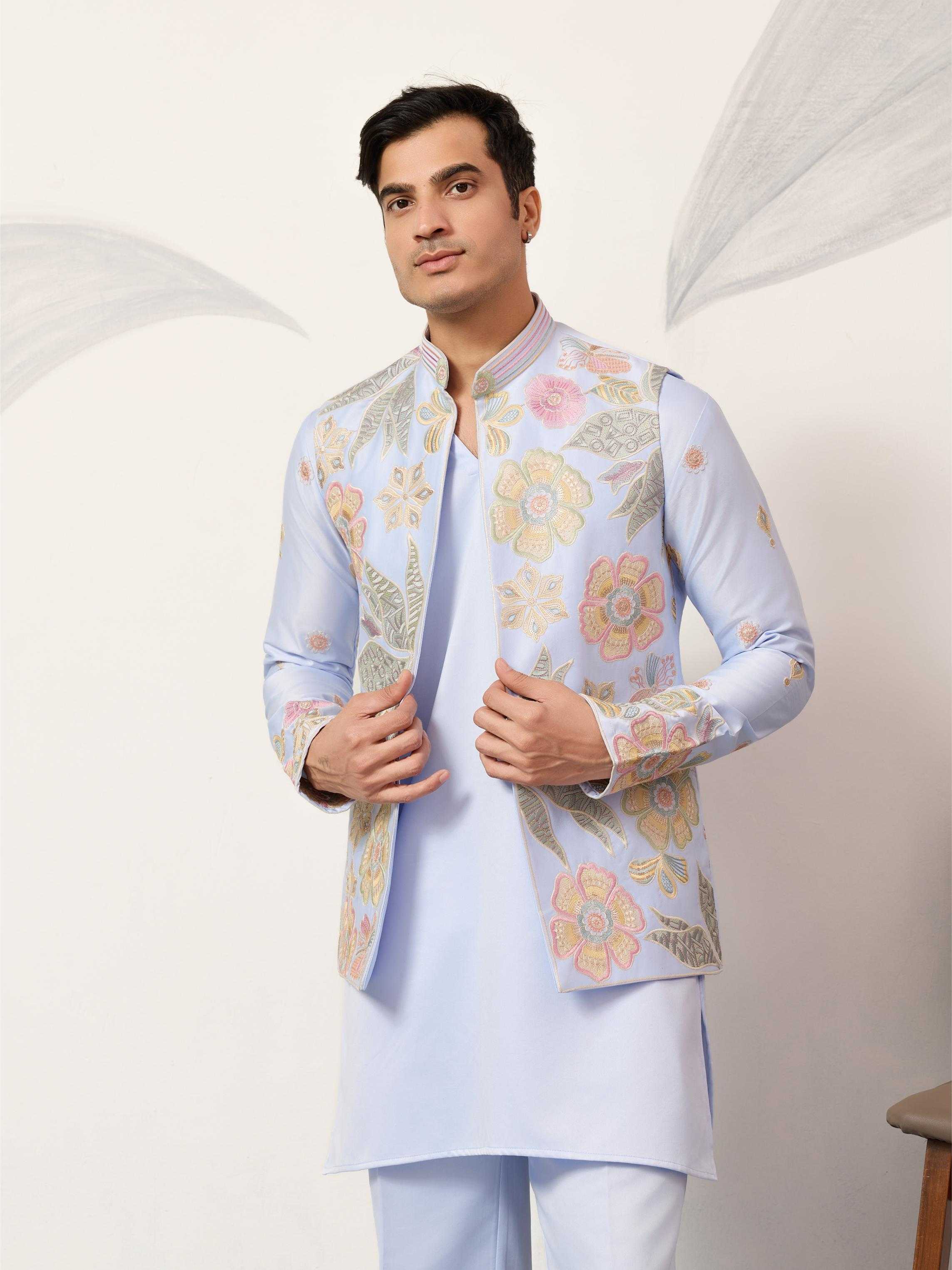 Ynf Satin Silk RIN202 21041 VIRAASAT CARNIVAL Mens Wear Wholesale Mens Kurta Pyjama Men Kurta Pajama Men Wedding kurta Manufacturer- Kapda Export