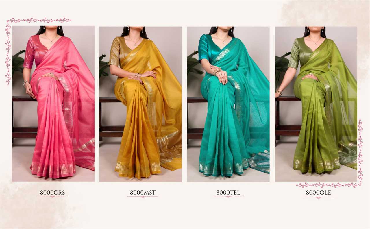 Ynf Silk Cotton KESH134 8000 Sarees Wholesale Designer Sarees Weightless Sarees Zari Sarees Manufacturer- Kapda Export