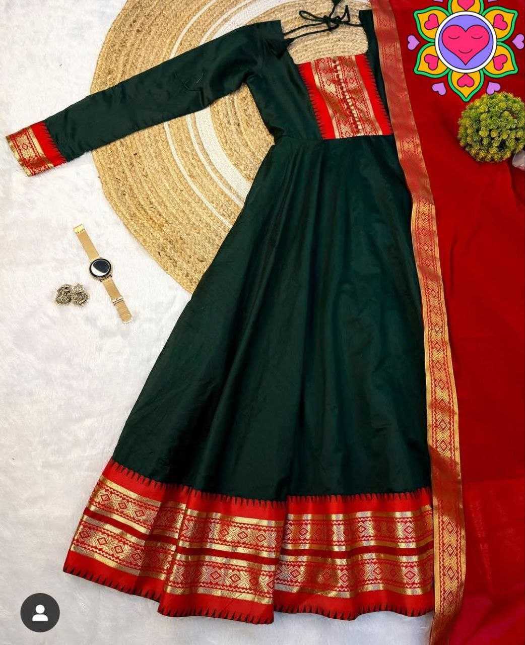 Ynf Silk Cotton KESH550 316 Gowns Wholesale Party Gowns Evening Gowns Designer Gowns Manufacturer- Kapda Export