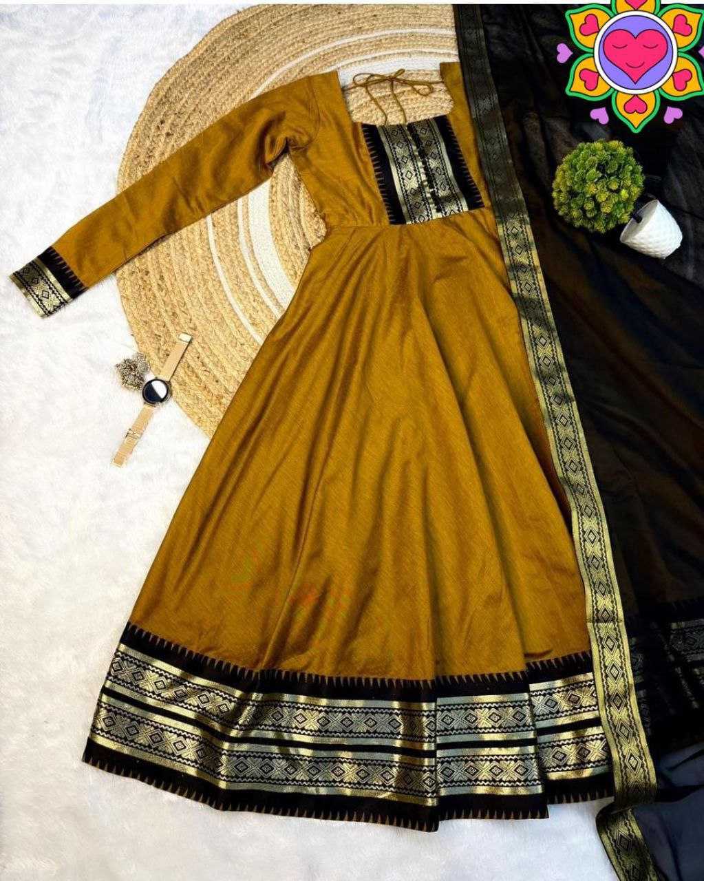 Ynf Silk Cotton KESH550 316 Gowns Wholesale Party Gowns Evening Gowns Designer Gowns Manufacturer- Kapda Export