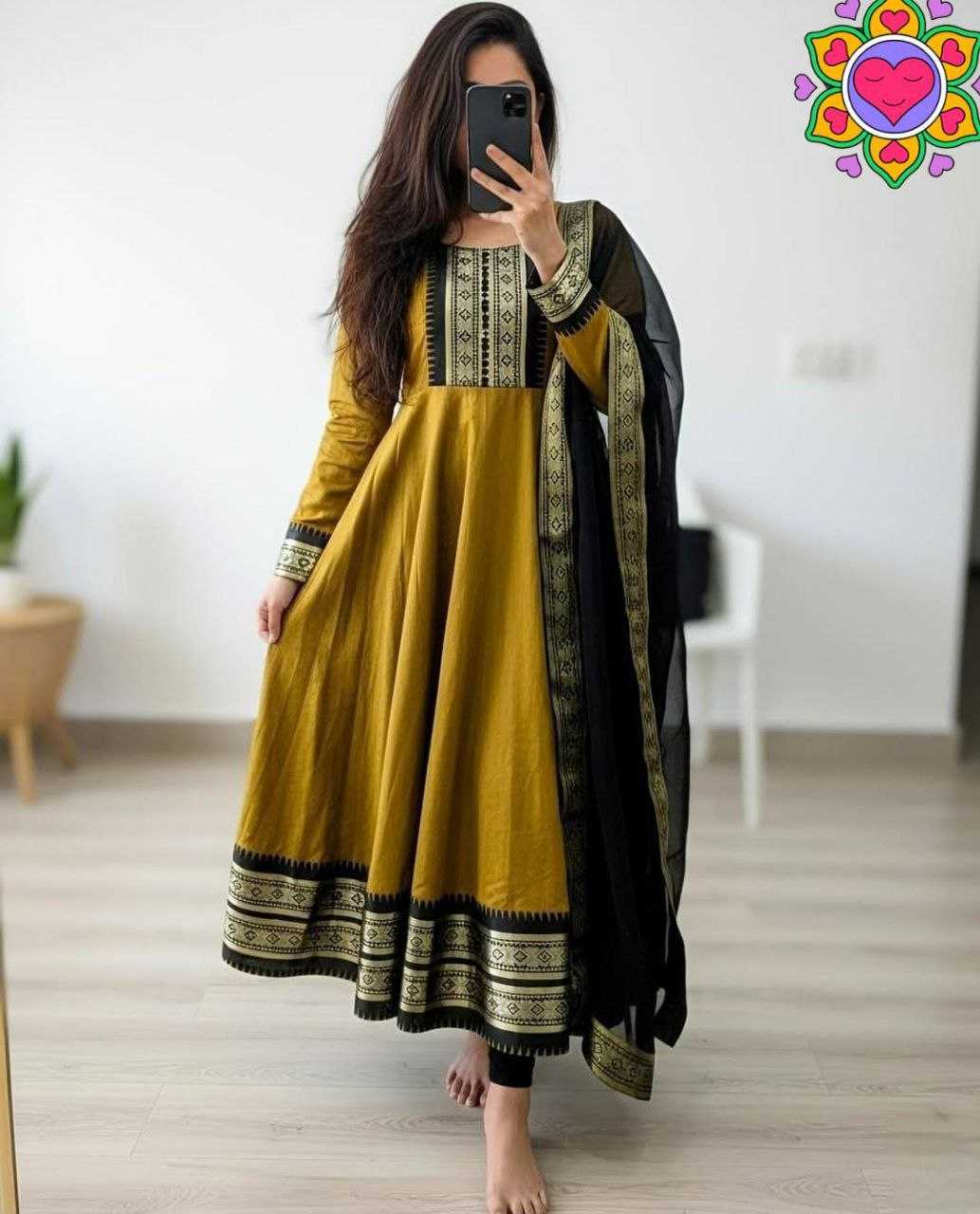 Ynf Silk Cotton KESH550 316 Gowns Wholesale Party Gowns Evening Gowns Designer Gowns Manufacturer- Kapda Export