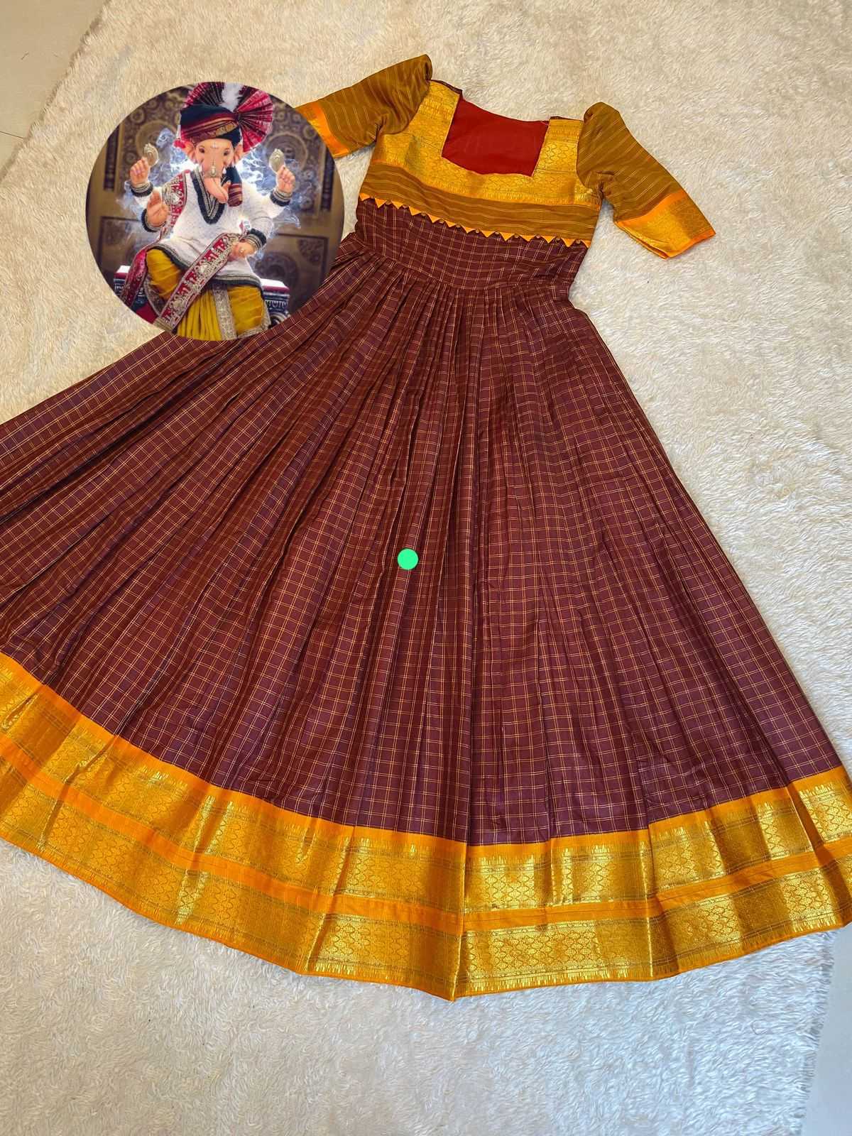 Ynf Silk Cotton RIN235 ONE Gowns Wholesale Evening Gowns Party Wear Gowns Designer Gowns Manufacturer- Kapda Export