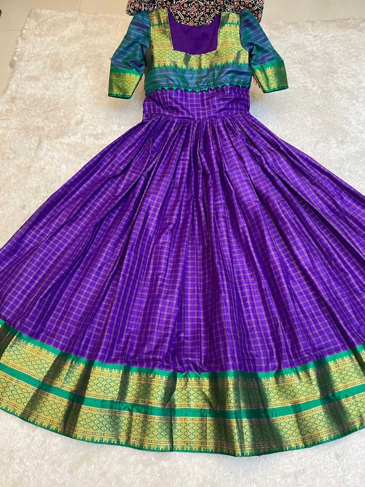 Ynf Silk Cotton RIN235 ONE Gowns Wholesale Evening Gowns Party Wear Gowns Designer Gowns Manufacturer- Kapda Export