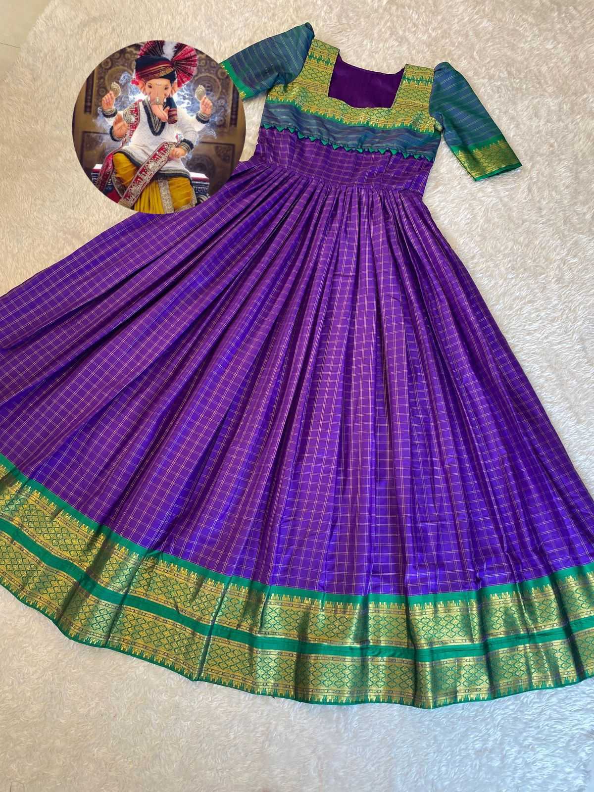 Ynf Silk Cotton RIN235 ONE Gowns Wholesale Fancy Gowns Party Gowns Long Gowns Manufacturer- Kapda Export