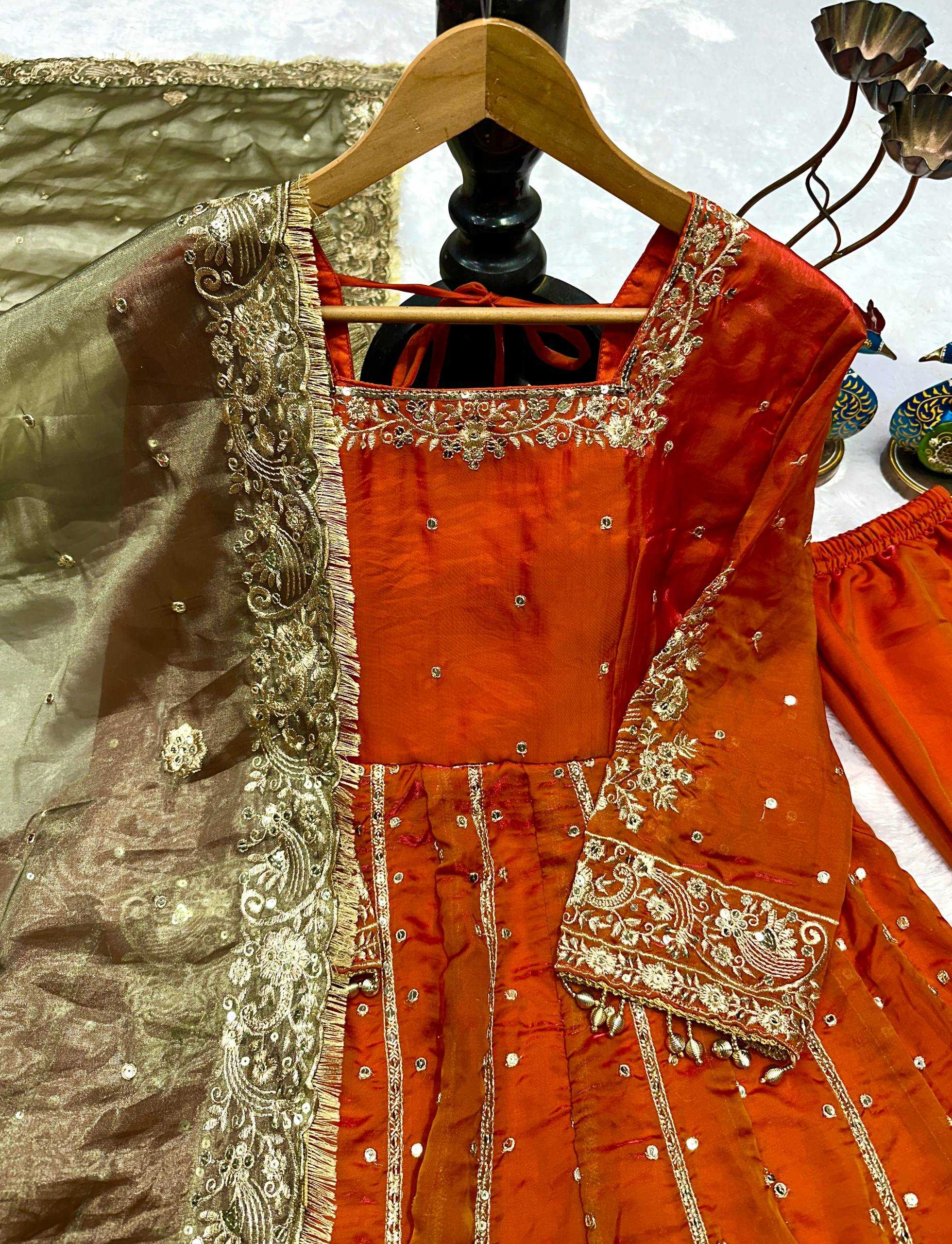 Ynf Silk KESH523 313 Gowns Wholesale Fancy Gowns Embroidery Gowns Long Gowns Manufacturer- Kapda Export