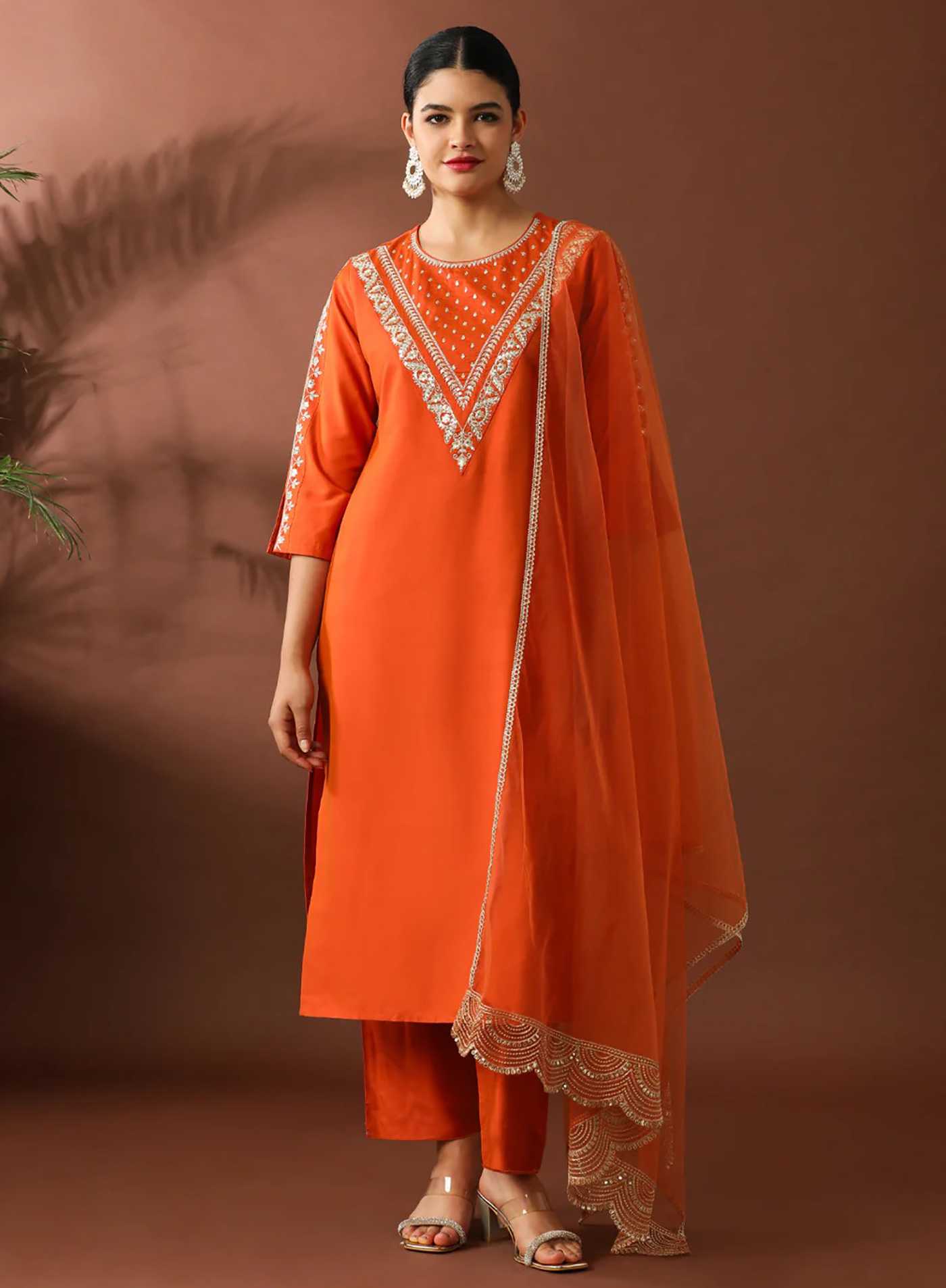 Ynf Silk KESH545 DASTOOR Suits & Dresses Wholesale Silk Suits Embroidered Suits Long Kurti Suits Manufacturer- Kapda Export