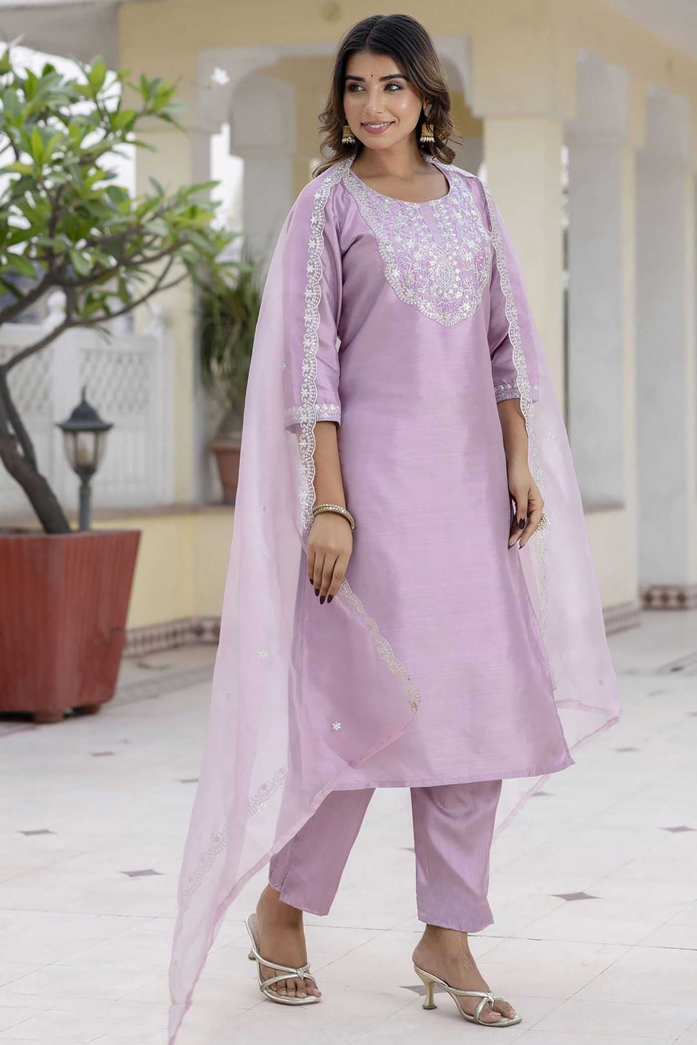 Ynf Silk KESH545 RESROT Suits & Dresses Wholesale Ladies Suits Embroidered Suits Long Kurti Suits Manufacturer- Kapda Export