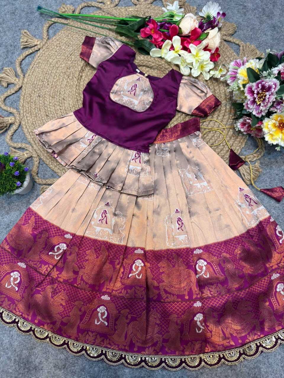 Ynf Silk KESH642 066 Kids Wear Wholesale Kids Lehenga Kids Lehenga Choli Girls Ethnic Wear Manufacturer- Kapda Export