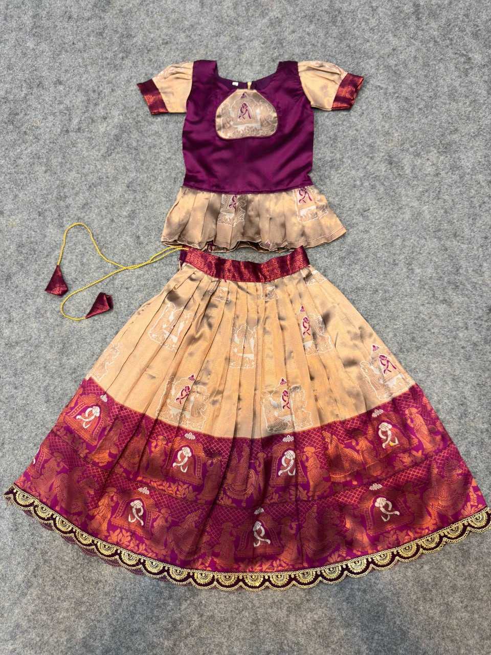Ynf Silk KESH642 066 Kids Wear Wholesale Kids Lehenga Kids Lehenga Choli Girls Ethnic Wear Manufacturer- Kapda Export