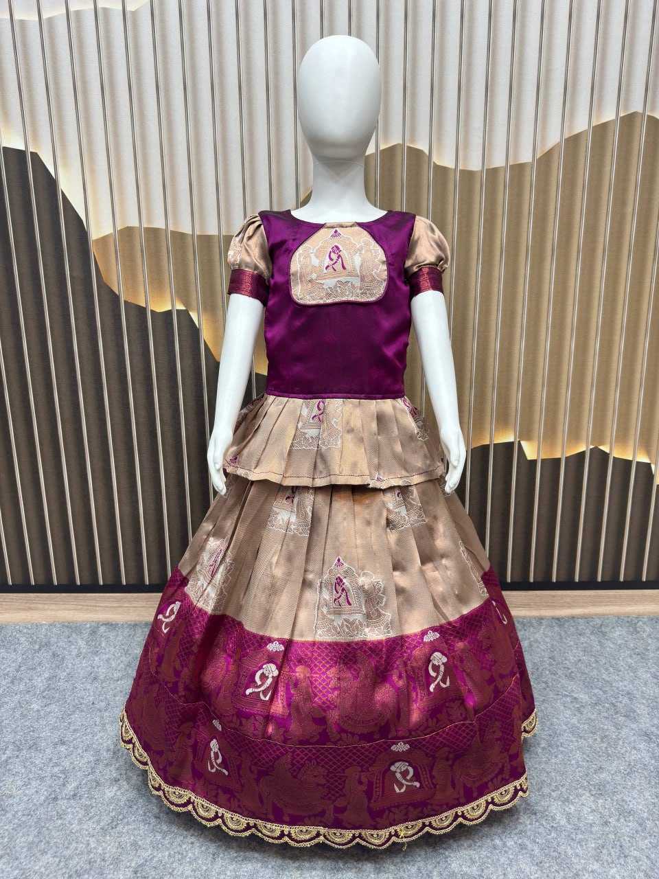 Ynf Silk KESH642 066 Kids Wear Wholesale Kids Lehenga Kids Lehenga Choli Girls Ethnic Wear Manufacturer- Kapda Export