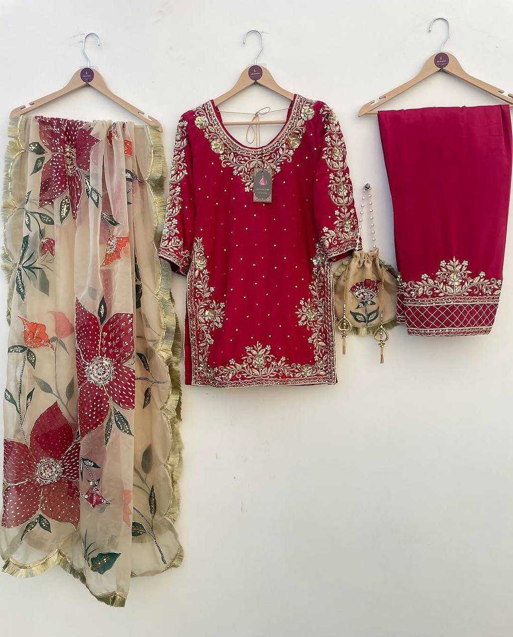 Ynf Silk KESH678 2060 Suits & Dresses Wholesale Embroidery Suits Palazzo Suit Designer Suits Manufacturer- Kapda Export