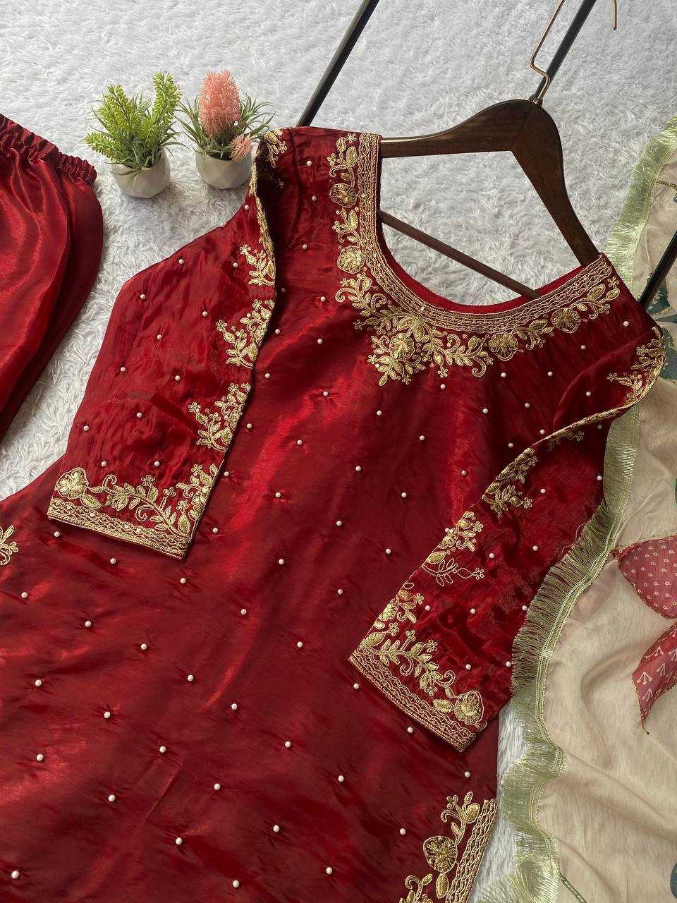 Ynf Silk KESH678 2060 Suits & Dresses Wholesale Embroidery Suits Palazzo Suit Designer Suits Manufacturer- Kapda Export