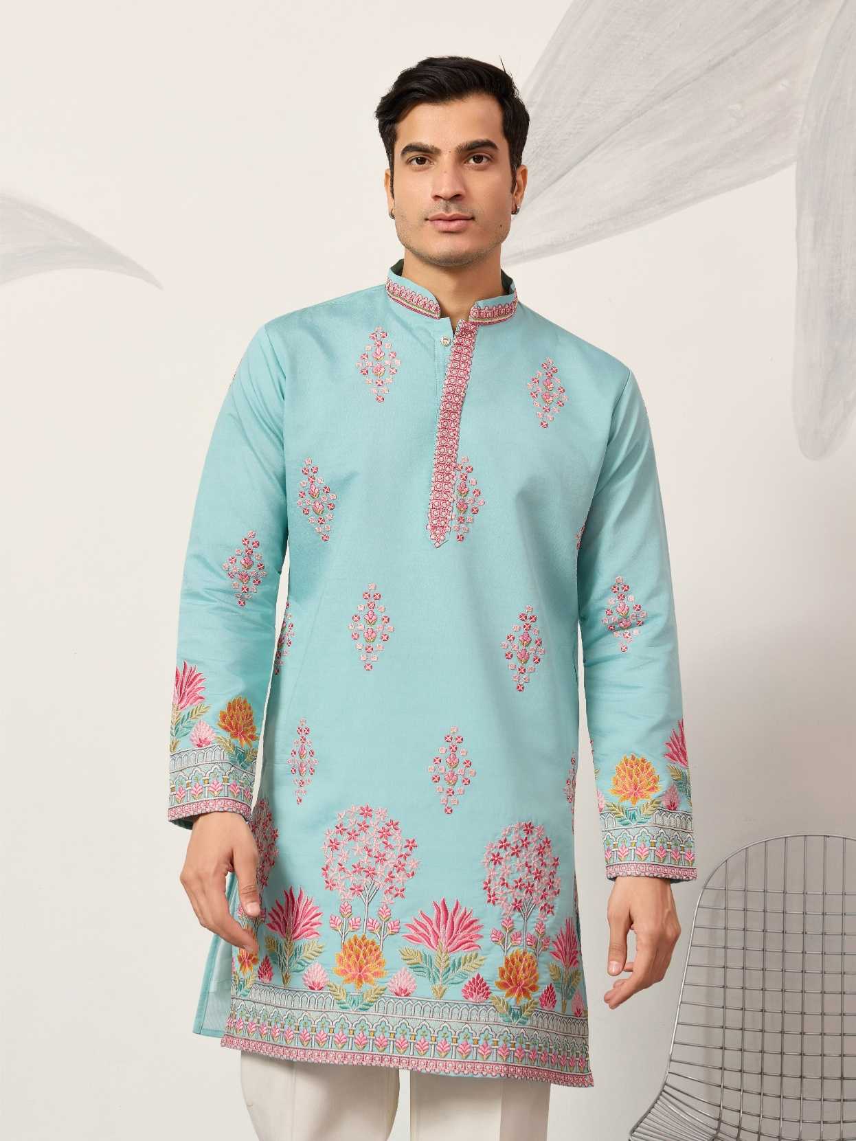 Ynf Silk RIN202 61641 THE GRAND KURTA Mens Wear Wholesale Mens Kurta Pyjama Men Kurta Pajama Men Wedding kurta Manufacturer- Kapda Export