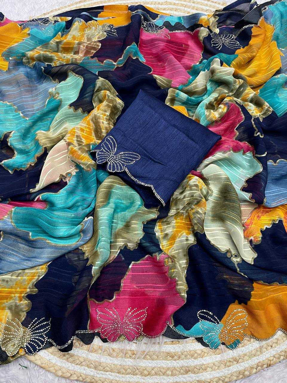 Ynf Silk RIN230 683 Sarees Wholesale Designer Sarees Fancy Sarees Weightless Sarees Manufacturer- Kapda Export