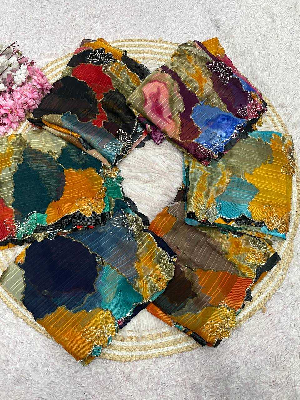 Ynf Silk RIN230 683 Sarees Wholesale Designer Sarees Fancy Sarees Weightless Sarees Manufacturer- Kapda Export