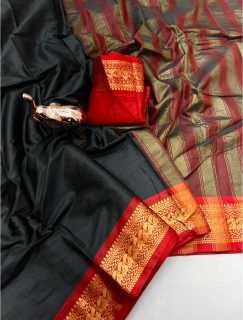 Ynf Silk Viscose KESH695 Satyam silk Sarees Silk Sarees Wholesale Designer Sarees Party Wear Sarees Black Sarees Manufacturer- Kapda Export