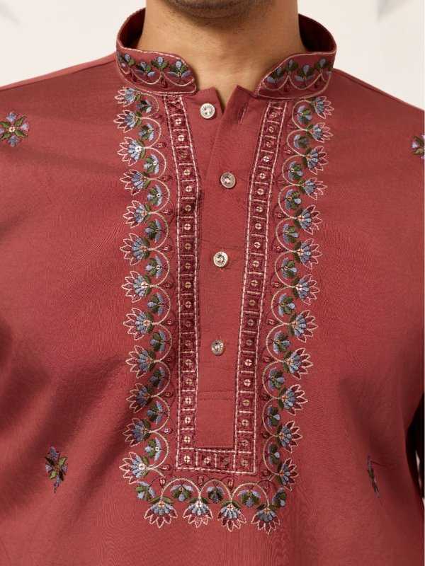 Ynf Silk Viscose RIN202 SHUBHVASTRA ETHNIC 21071 Mens Wear Wholesale Mens Kurtas Men Kurta Pajama Men Wedding kurta Manufacturer- Kapda Export