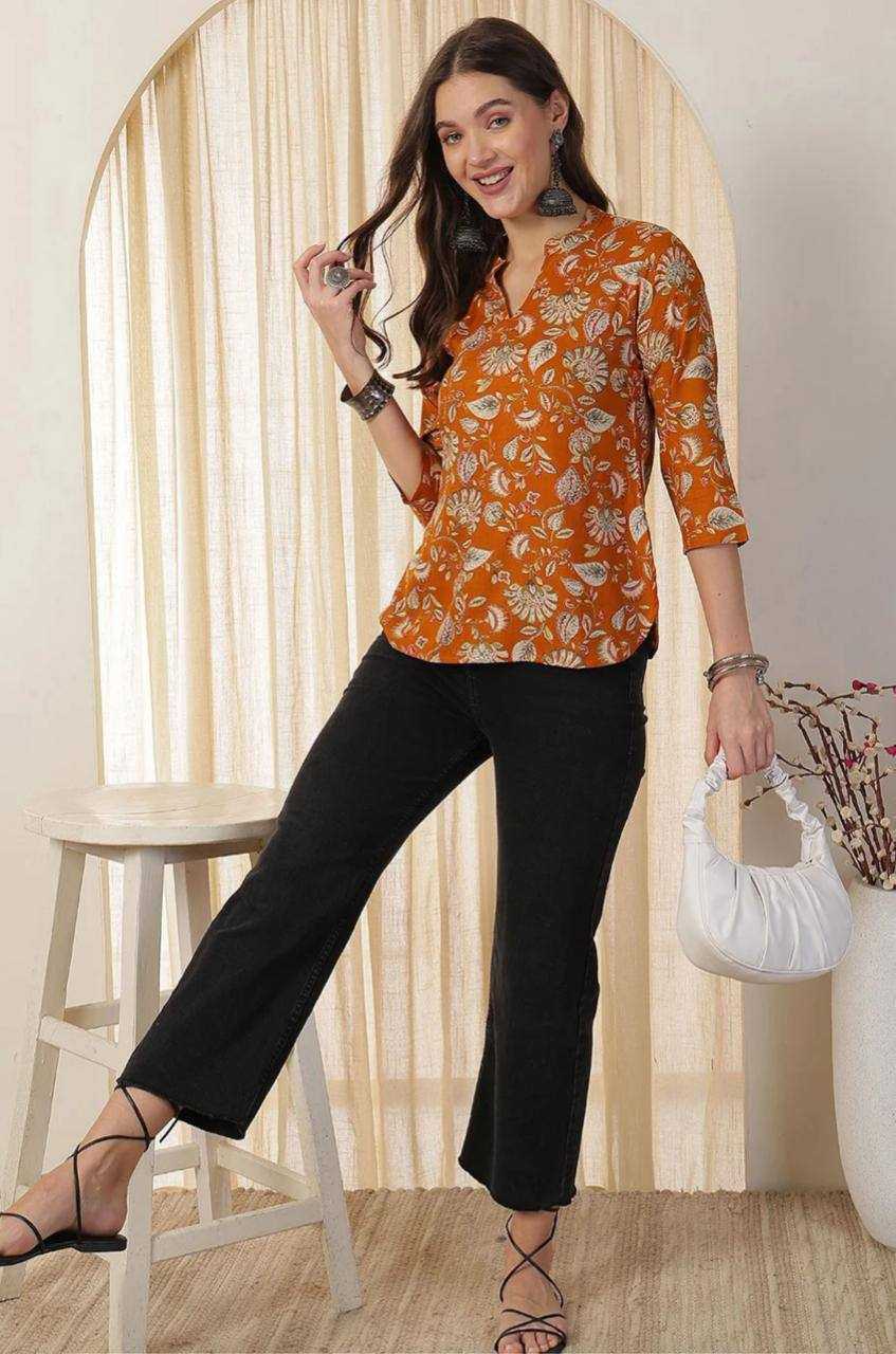 Ynf Slub Reyon KESH175 SAFAR Western Wears Wholesale Co-ord Set Tops Women Shirts Manufacturer- Kapda Export