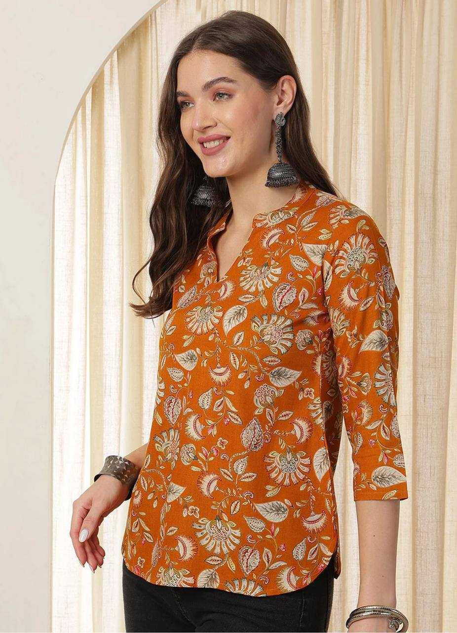 Ynf Slub Reyon KESH175 SAFAR Western Wears Wholesale Co-ord Set Tops Women Shirts Manufacturer- Kapda Export