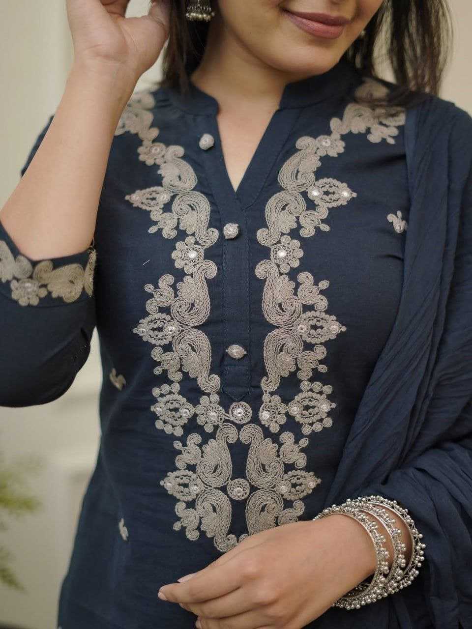 Ynf Slub Reyon KESH517 JATINA Kurti Wholesale Party Wear Kurtis Designer Kurtis Black Kurtis Manufacturer- Kapda Export