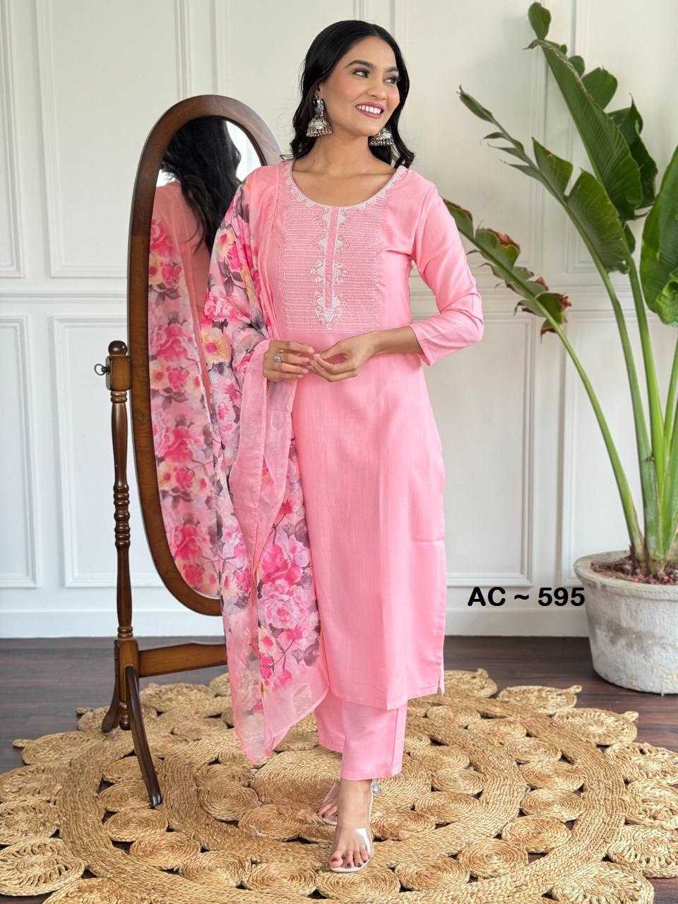 Ynf Slub Reyon RIN131 595 Kurti Wholesale Festive Kurtis Ethnic Kurtis Pink Kurtis Manufacturer- Kapda Export