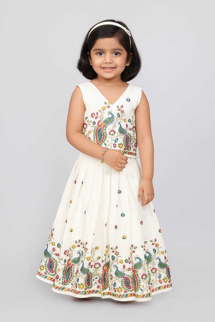 Ynf Soft Cotton KESH709 15 Kids Wear Wholesale Kids Lehenga Choli Girls Ethnic Wear Kids Traditional Jackets Manufacturer- Kapda Export