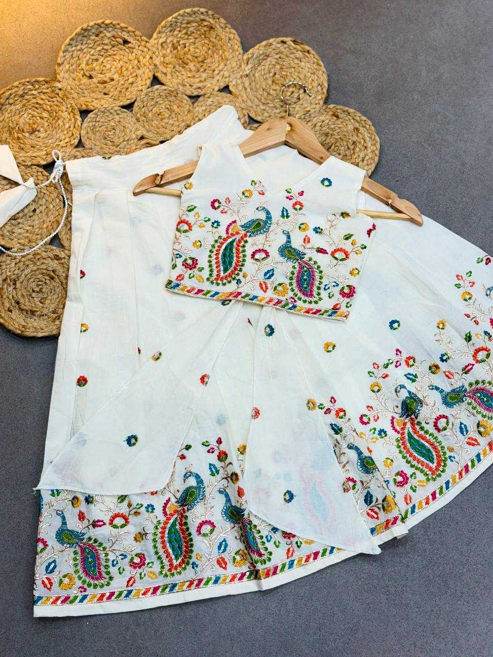 Ynf Soft Cotton KESH709 15 Kids Wear Wholesale Kids Lehenga Choli Girls Ethnic Wear Kids Traditional Jackets Manufacturer- Kapda Export