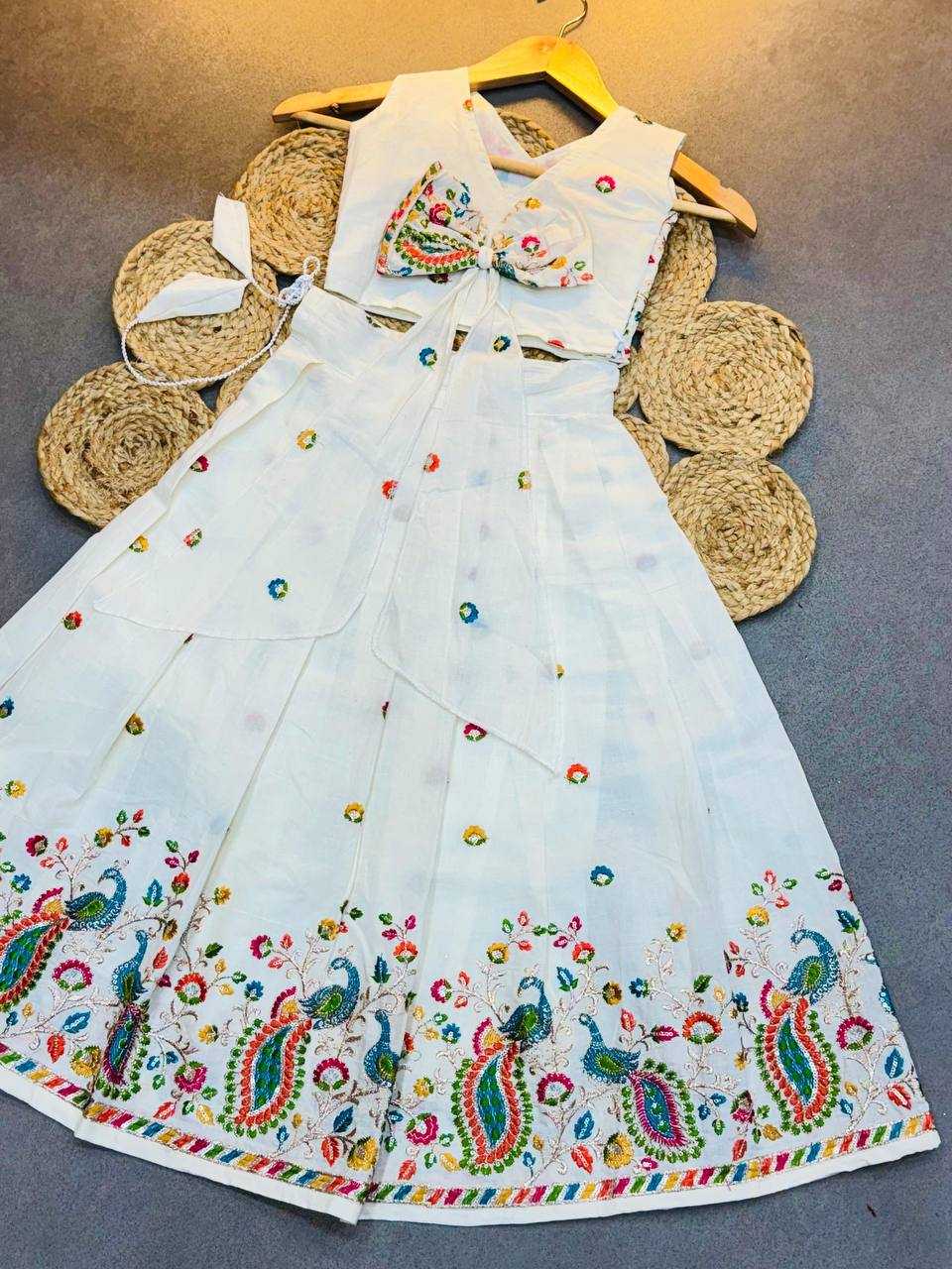 Ynf Soft Cotton KESH709 15 Kids Wear Wholesale Kids Lehenga Choli Girls Ethnic Wear Kids Traditional Jackets Manufacturer- Kapda Export