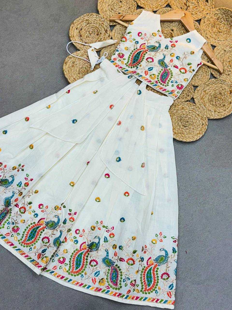 Ynf Soft Cotton KESH709 15 Kids Wear Wholesale Kids Lehenga Choli Girls Ethnic Wear Kids Traditional Jackets Manufacturer- Kapda Export