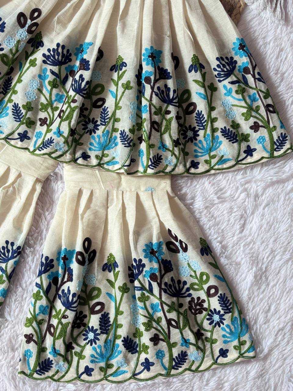 Ynf Soft Cotton KESH709 35 Kids Wear Wholesale Kids Sharara Girls Cotton Frocks Indian Wear For Kids Manufacturer- Kapda Export