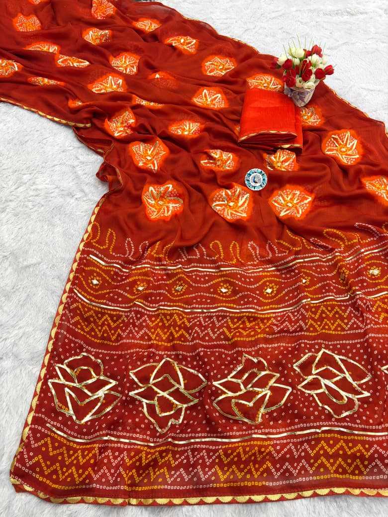 Ynf Soft Gold Crush KESH584 ART Sarees Wholesale Printed Sarees Embroidered Sarees Gota Work Saree Manufacturer- Kapda Export