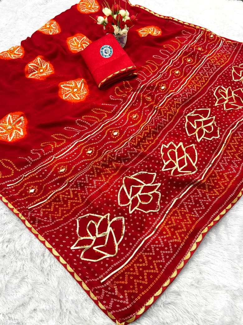 Ynf Soft Gold Crush KESH584 ART Sarees Wholesale Printed Sarees Embroidered Sarees Gota Work Saree Manufacturer- Kapda Export