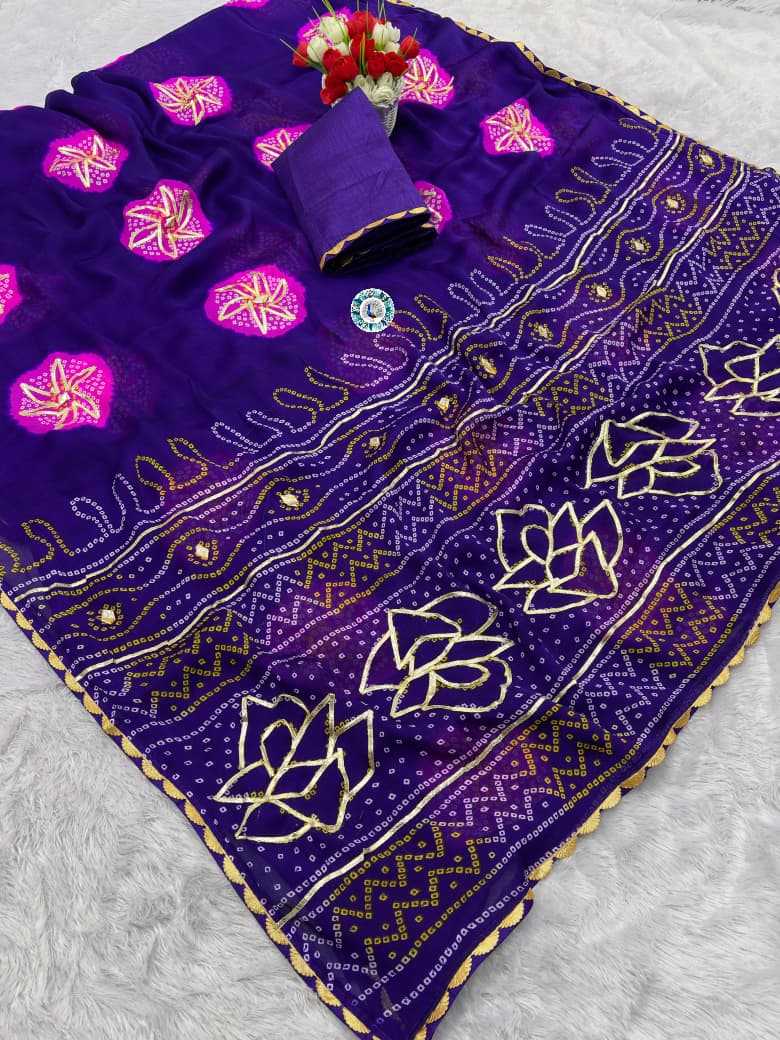 Ynf Soft Gold Crush KESH584 ART Sarees Wholesale Printed Sarees Embroidered Sarees Gota Work Saree Manufacturer- Kapda Export