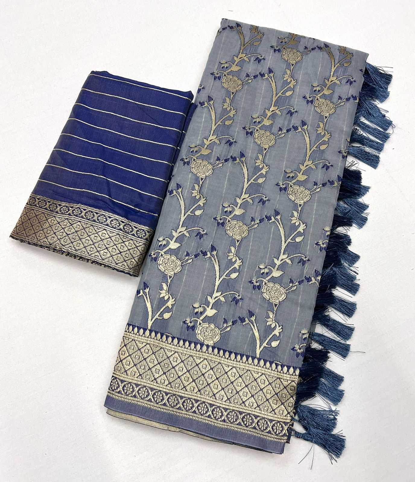 Ynf Soft Linen Jari KESH592 allover zari Sarees Wholesale Cotton Linen Sarees Zari Sarees Heavy Sarees Manufacturer- Kapda Export