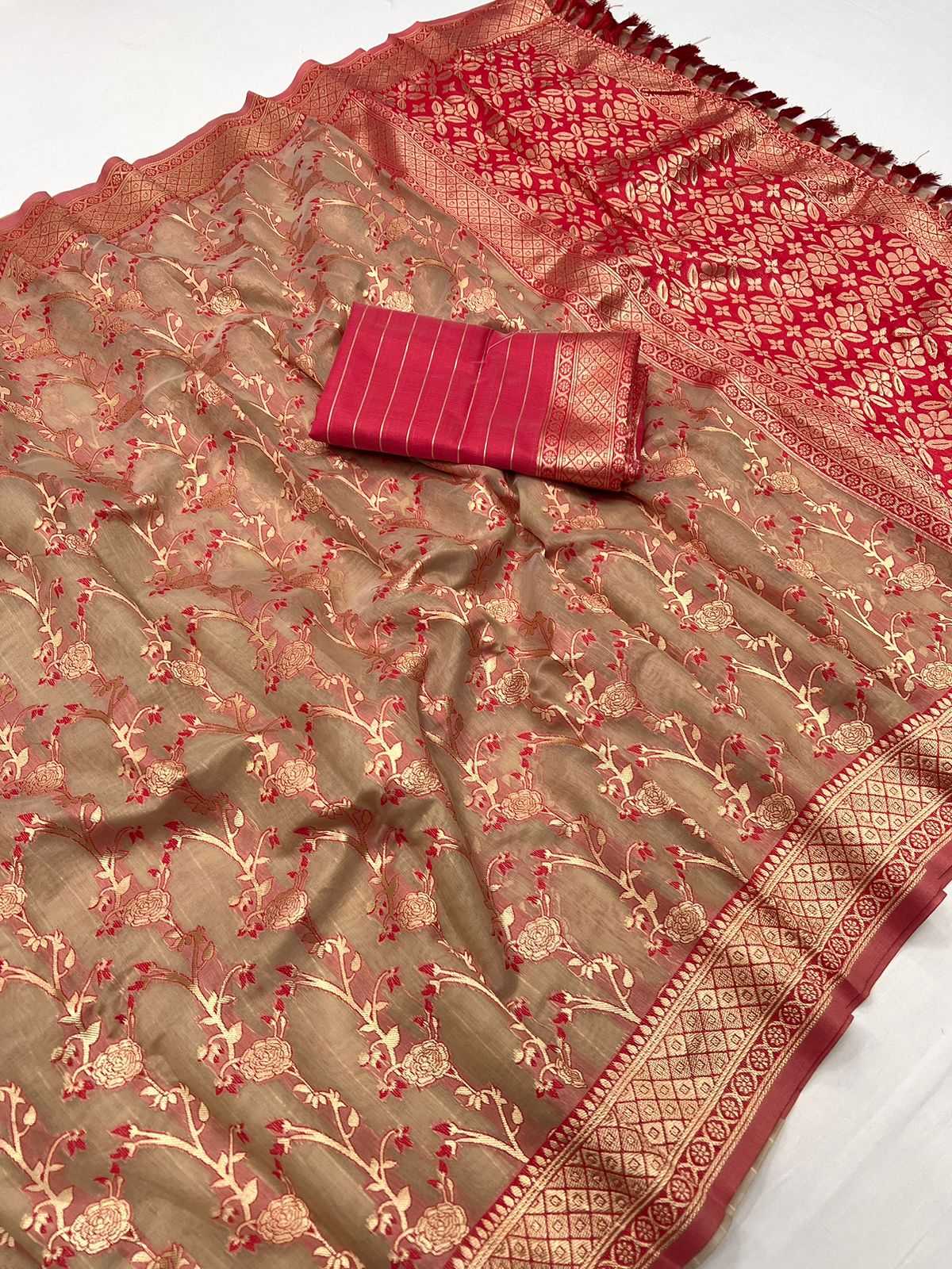 Ynf Soft Linen Jari KESH592 allover zari Sarees Wholesale Cotton Linen Sarees Zari Sarees Heavy Sarees Manufacturer- Kapda Export