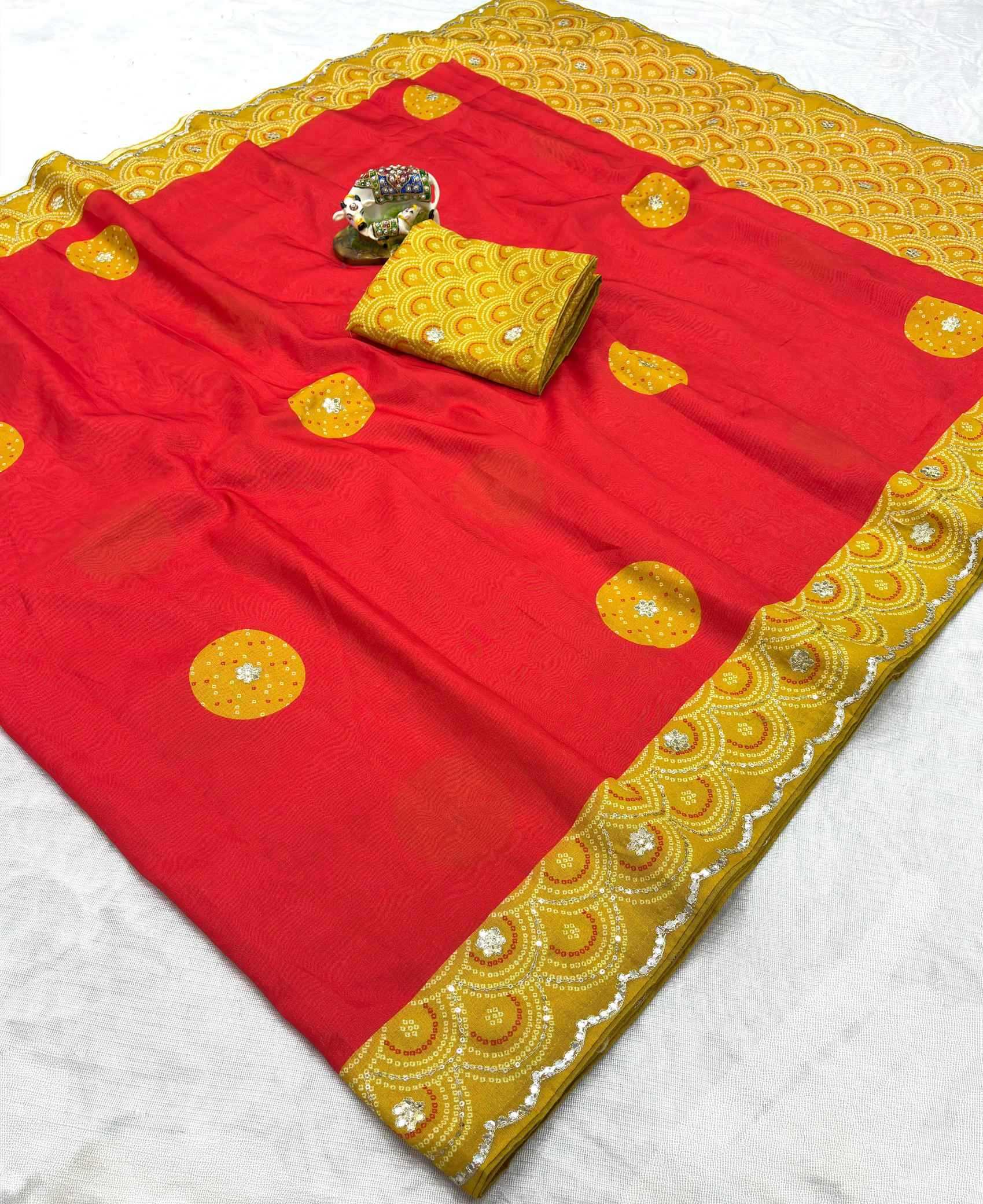 Ynf Soft Silk KESH649 SAYAR Sarees Wholesale Sequins Work Saree Gota Work Saree Festive Sarees Manufacturer- Kapda Export