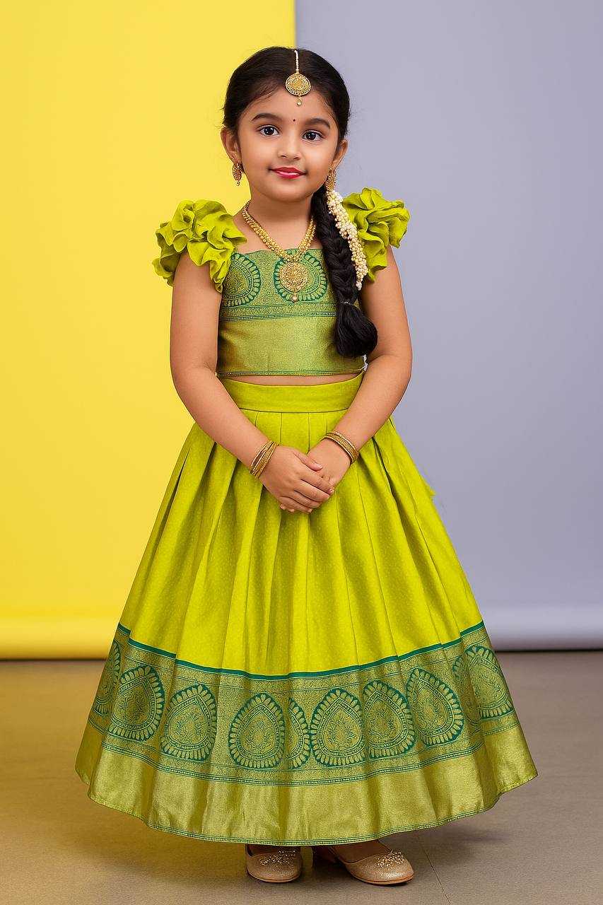 Ynf Soft Silk KESH709 04 Kids Wear Wholesale Ethnic Dresses For Kids Kids Lehenga Choli Kids Festive Wear Manufacturer- Kapda Export