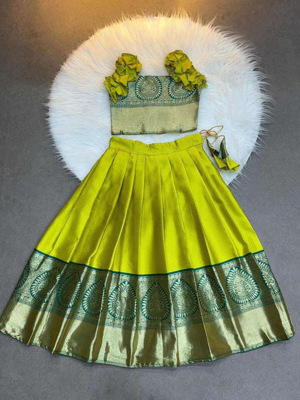 Ynf Soft Silk KESH709 04 Kids Wear Wholesale Ethnic Dresses For Kids Kids Lehenga Choli Kids Festive Wear Manufacturer- Kapda Export