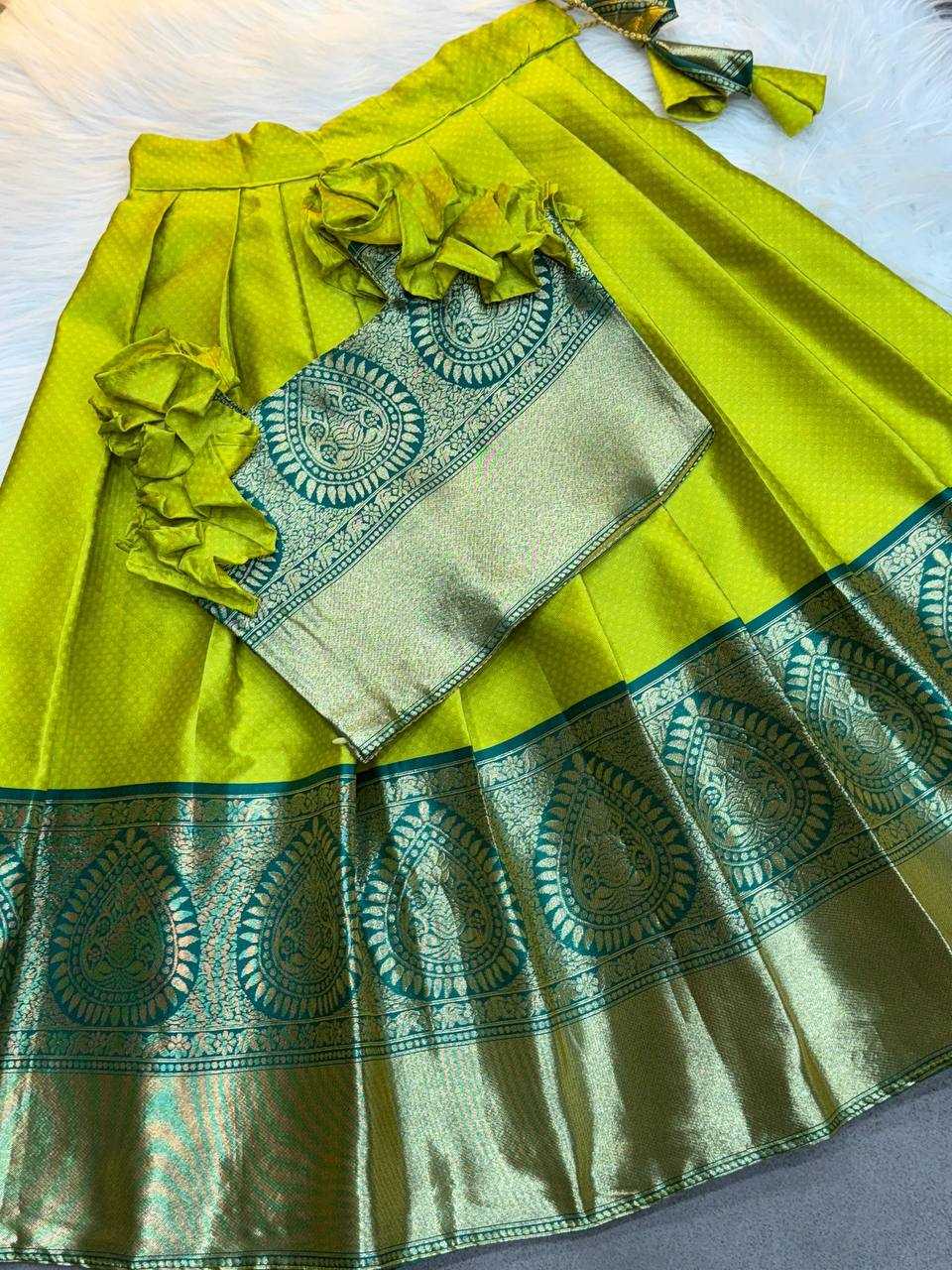 Ynf Soft Silk KESH709 04 Kids Wear Wholesale Ethnic Dresses For Kids Kids Lehenga Choli Kids Festive Wear Manufacturer- Kapda Export