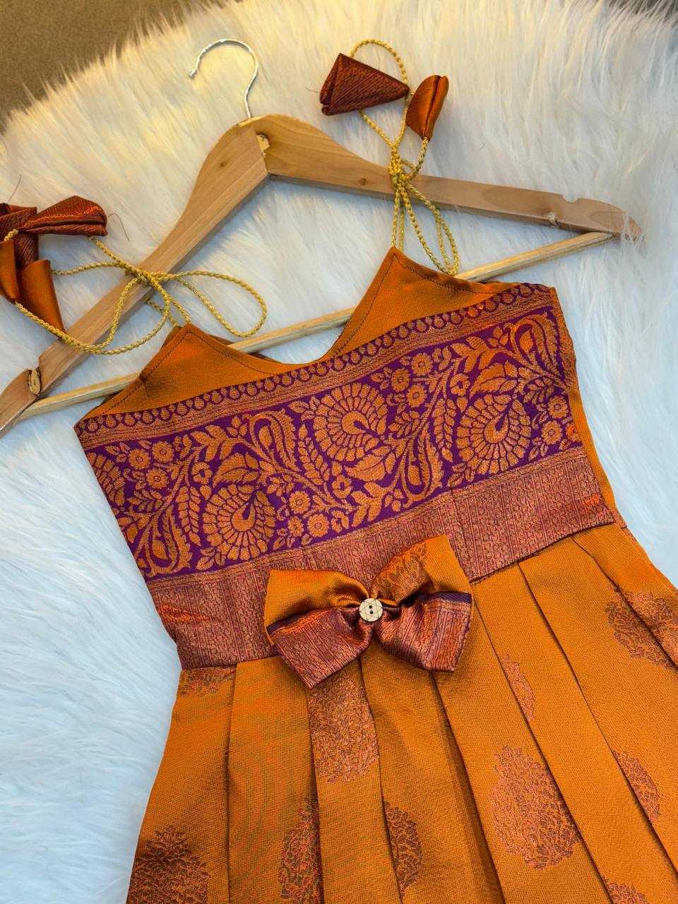 Ynf Soft Silk KESH709 08 Kids Wear Wholesale Kids Gown Kids Co-ord Set Kids Ethnic Wear Manufacturer- Kapda Export