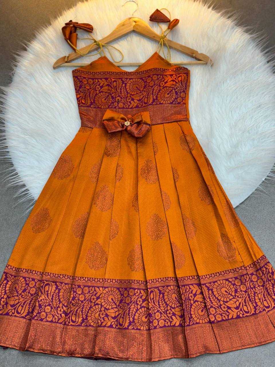 Ynf Soft Silk KESH709 08 Kids Wear Wholesale Kids Gown Kids Co-ord Set Kids Ethnic Wear Manufacturer- Kapda Export