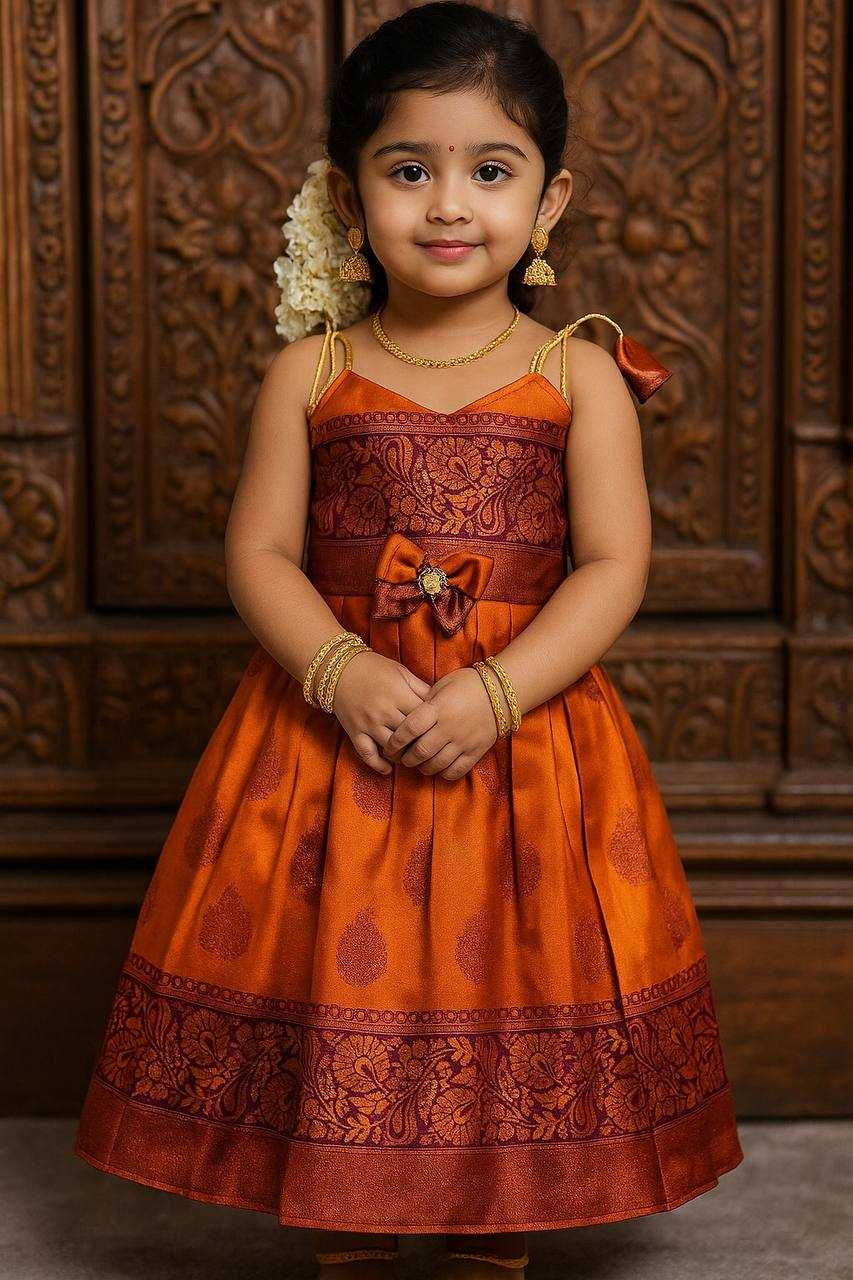 Ynf Soft Silk KESH709 08 Kids Wear Wholesale Kids Gown Kids Co-ord Set Kids Ethnic Wear Manufacturer- Kapda Export
