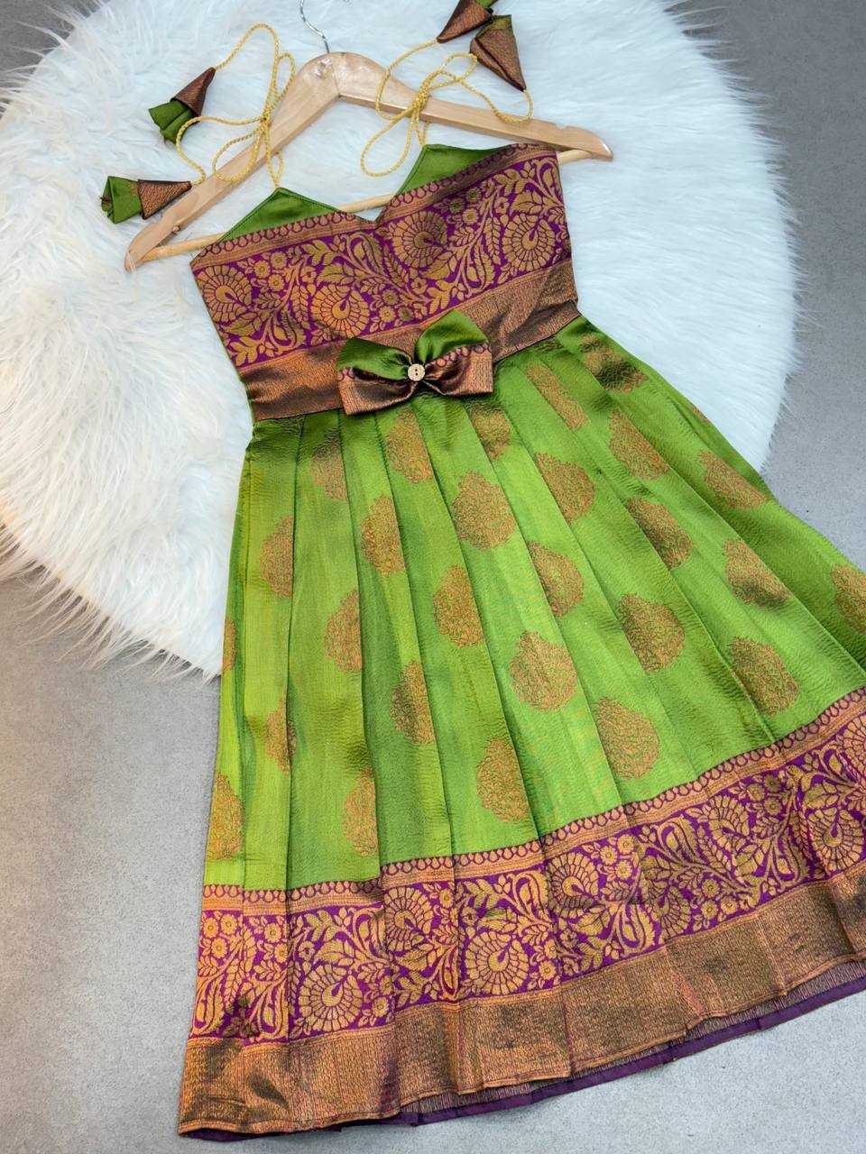 Ynf Soft Silk KESH709 08 Kids Wear Wholesale Kids Gown Kids Co-ord Set Kids Ethnic Wear Manufacturer- Kapda Export